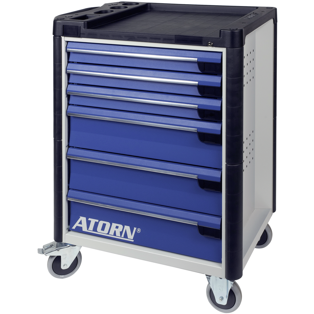 Trolley 6 drawers, tools 136 pcs.