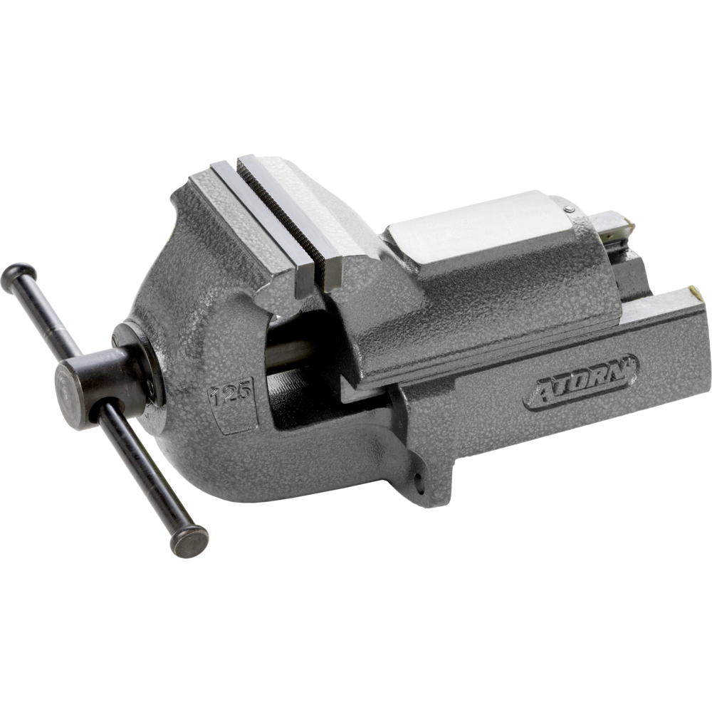 Parallel vice 125 mm grey