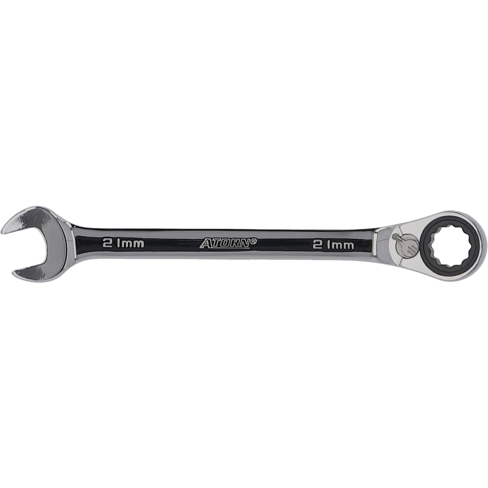 Ratcheting combination spanner 21 mm 15° reversible