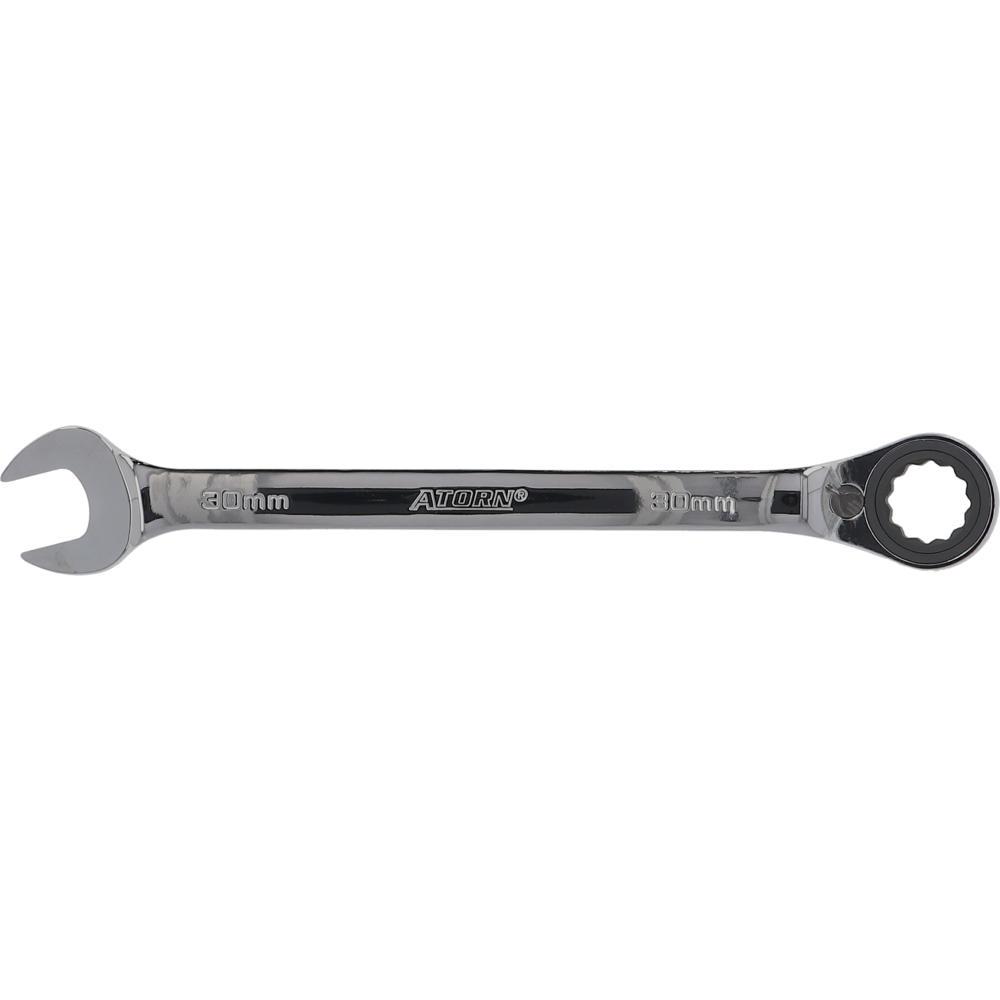 Ratcheting combination spanner 30 mm 15° reversible