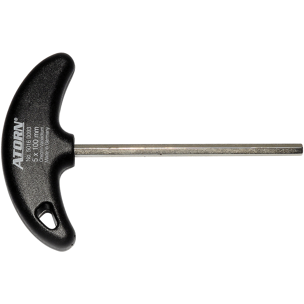 T-handle hexagonal screwdriver, 2x100mm