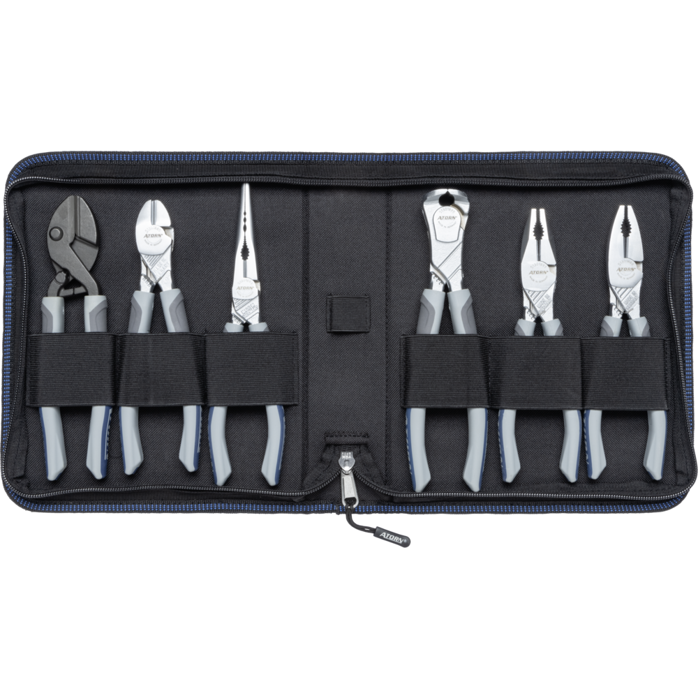 Pliers set, heavy-duty
