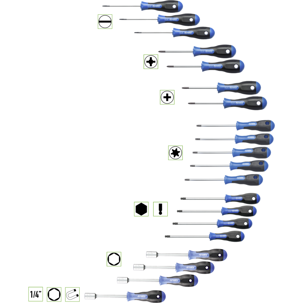 Screwdriver XXL 20-pcs.