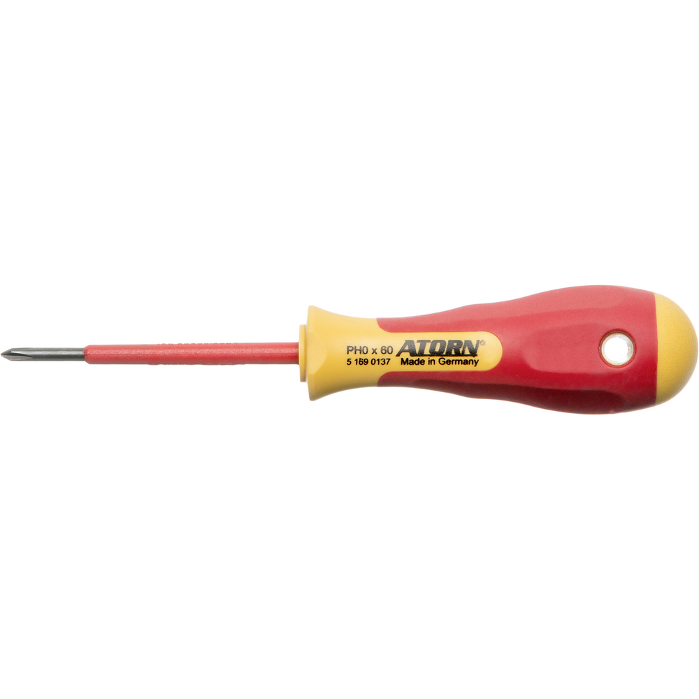 VDE screwdriver DIN7438 PH0 L=60mm