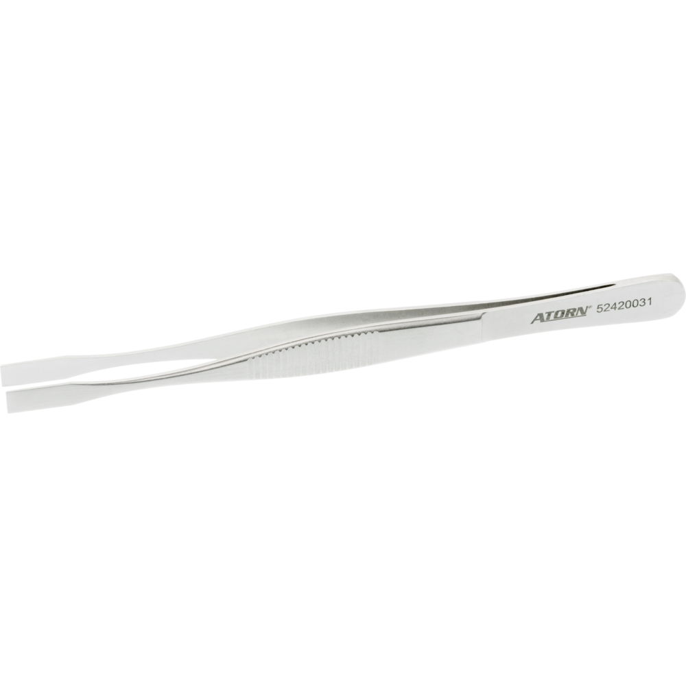 Gripping tweezers, stainless steel 145 mm