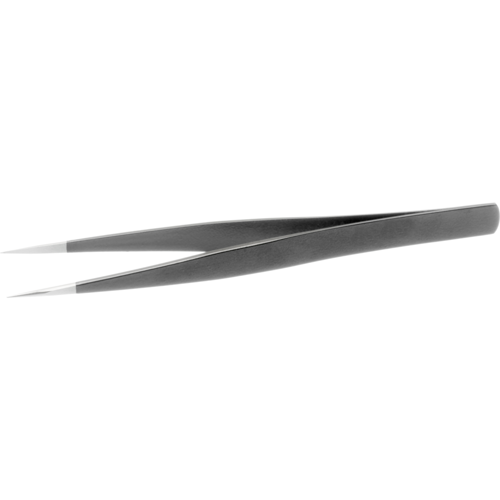 ESD tweezers pointed, robust, 130 mm