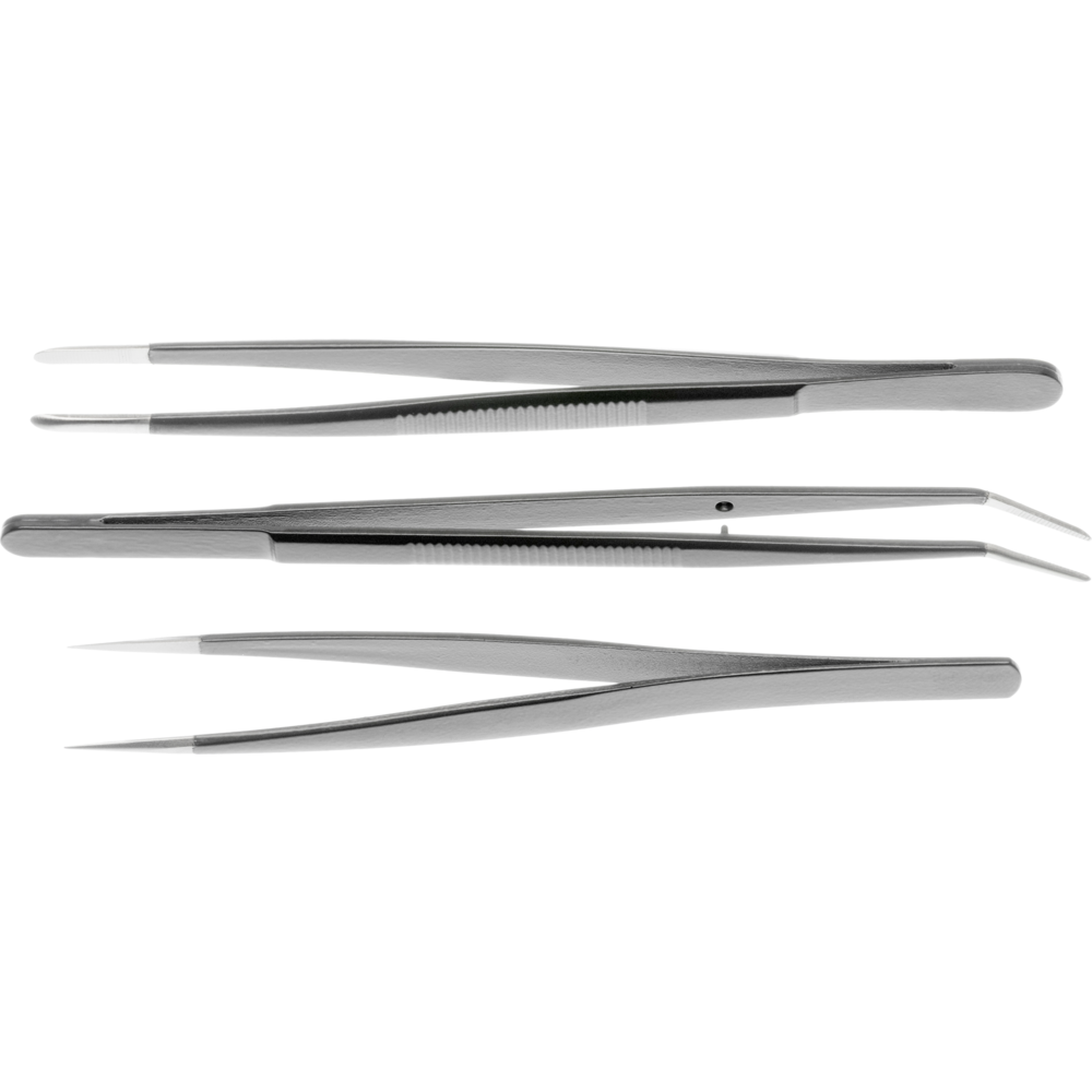 Set of tweezers 3 pcs