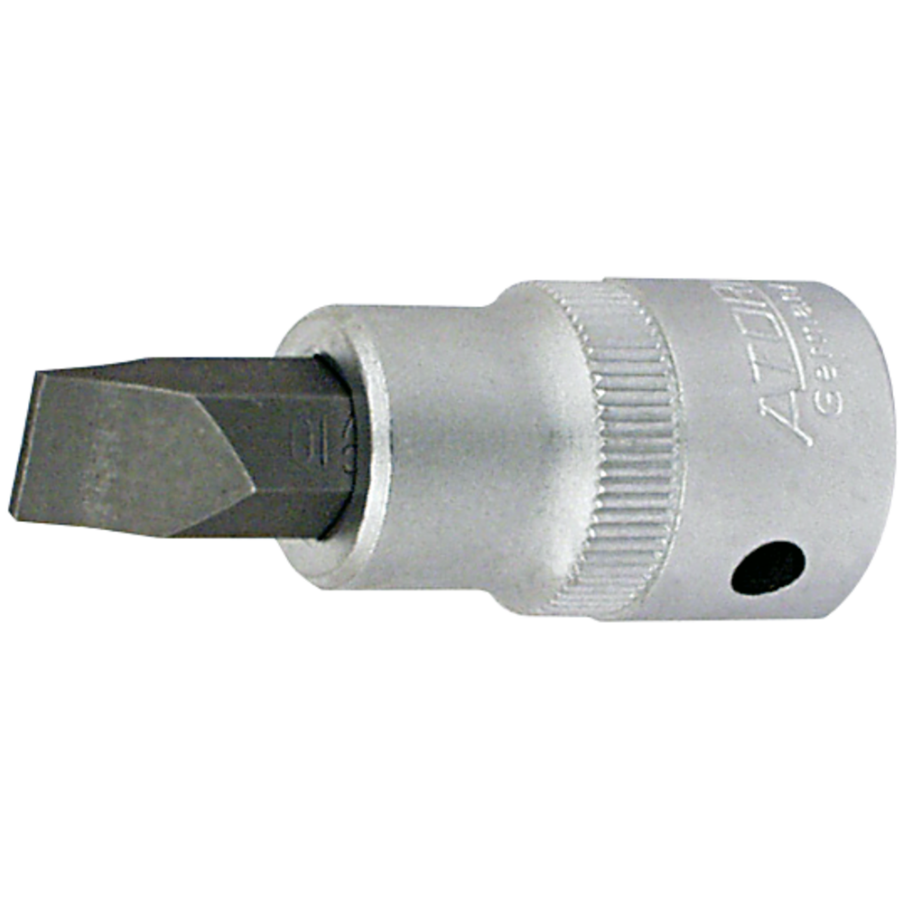 Socket insert 1/4", flat head 0,8x4mm L=37mm