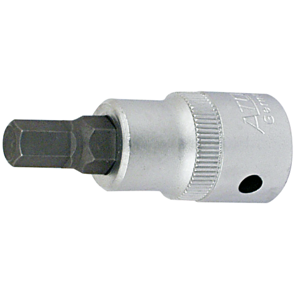 Socket insert 1/4", hex. bit, 4mm L=37mm