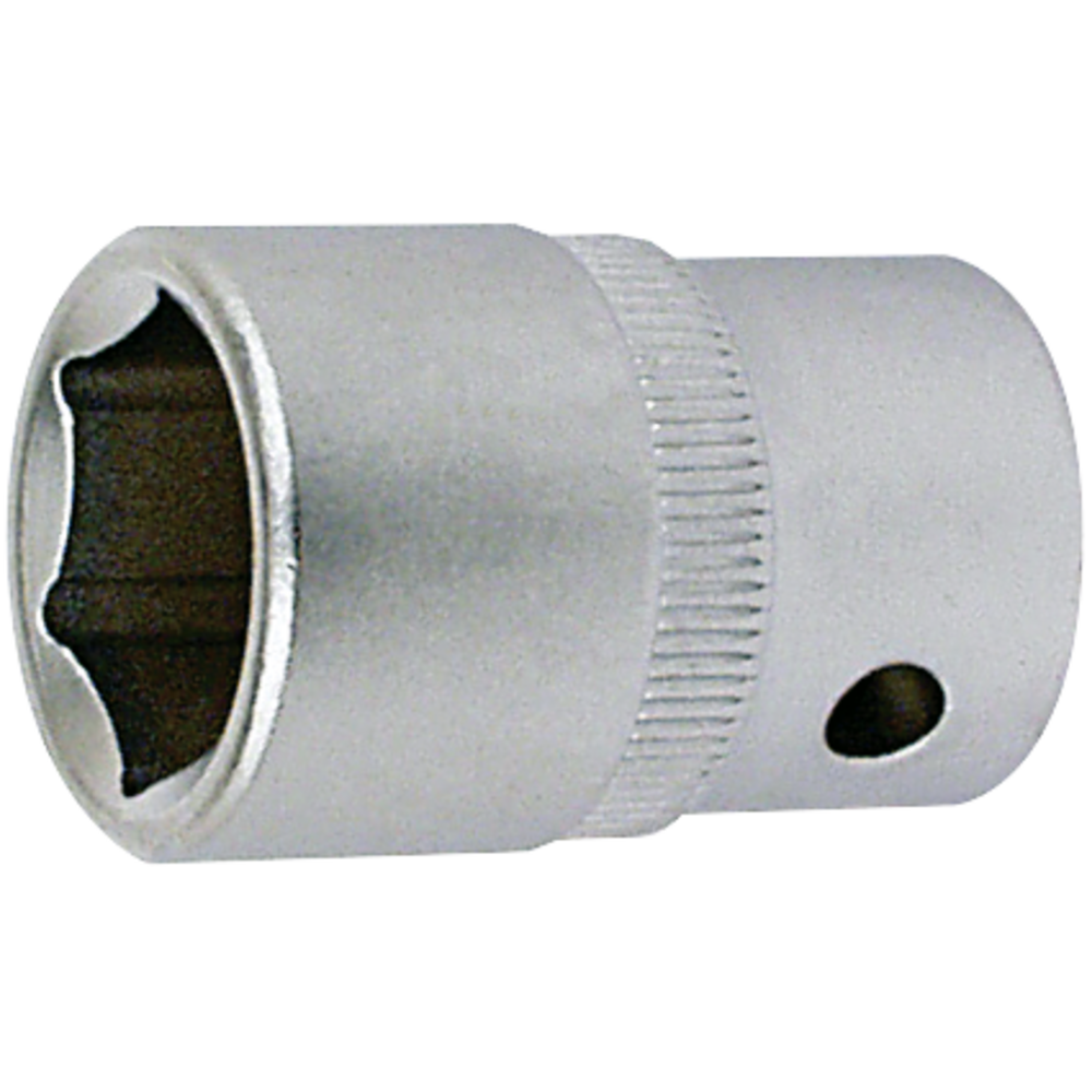 Socket insert 1/2", hex., 8mm L=38mm