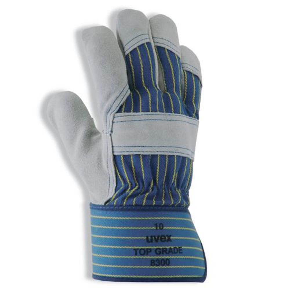 Glove, size 10, cowhide split leather gloves, Top Grade 8300