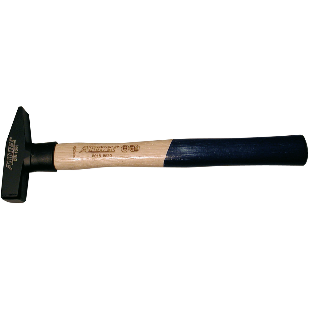 Schlosserhammer 0,300 kg mit Hickorystiel mit Nylon-Stielschutzhülse