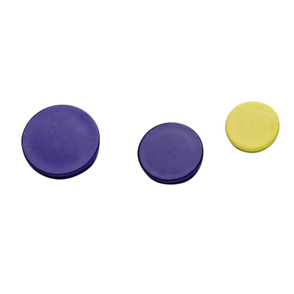 Organisations-Magnet 25 mm Durchmesser gelb