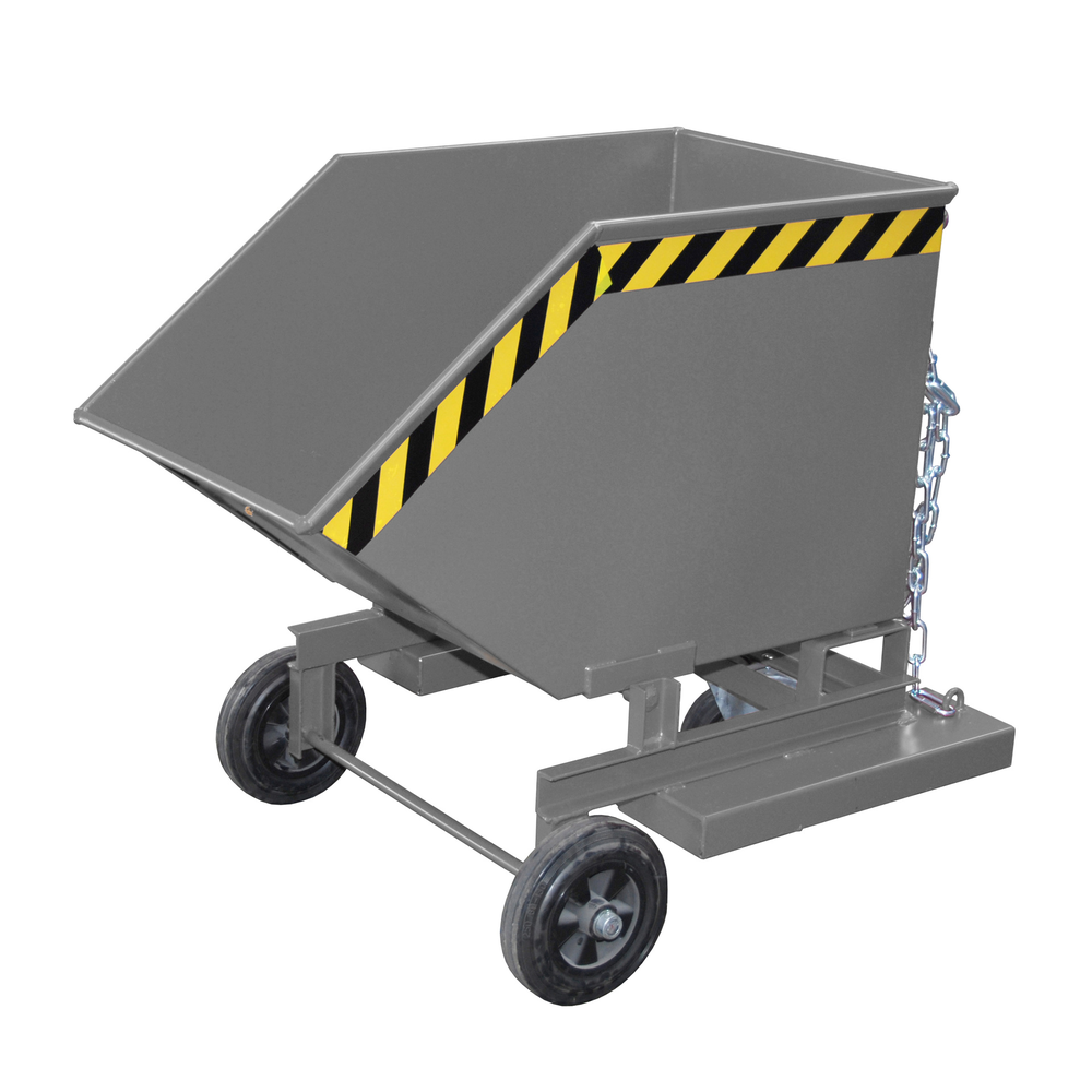 Steel sheet box cart 250 litres RAL7005