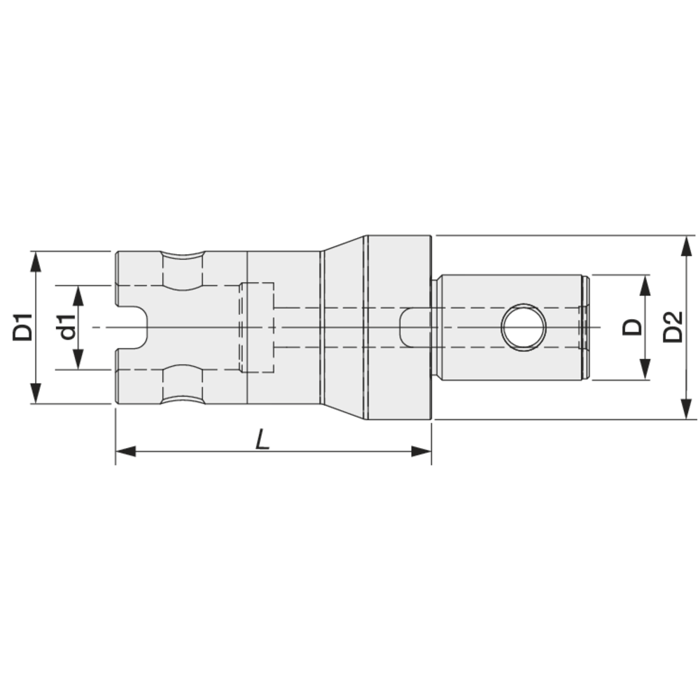 Vortex Driil Reducer VORTEX DRILL 22 to 16; L=100 mm | SARATOOLS