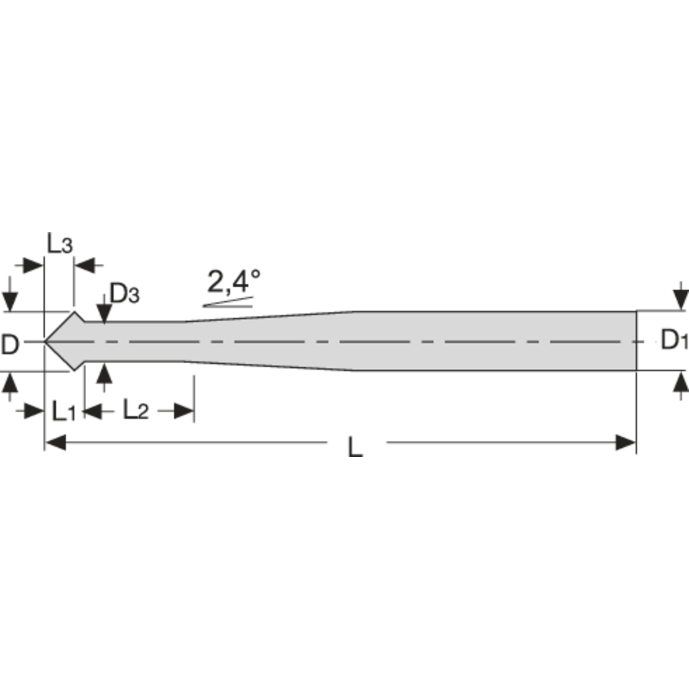 Solid carbide forward and reverse deburring tool 90°, 5,8mm Z=4 TiAlN ...