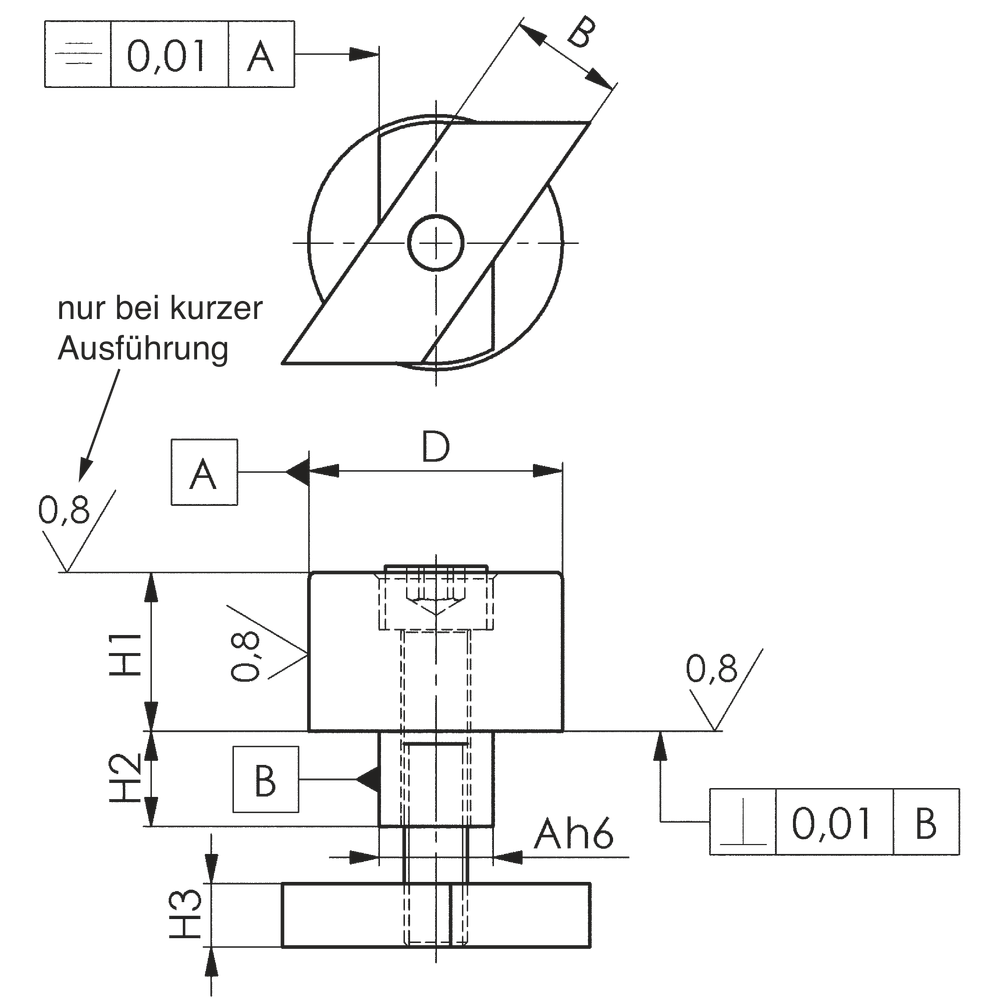 Stop for slot 18mm height 50mm | SARATOOLS