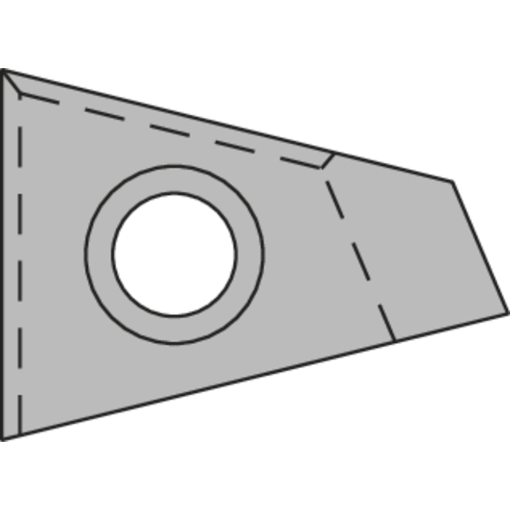 Chamfer ring cutting insert Gen2 T-A®/ T-A® 45° CR TiAlN (P40)