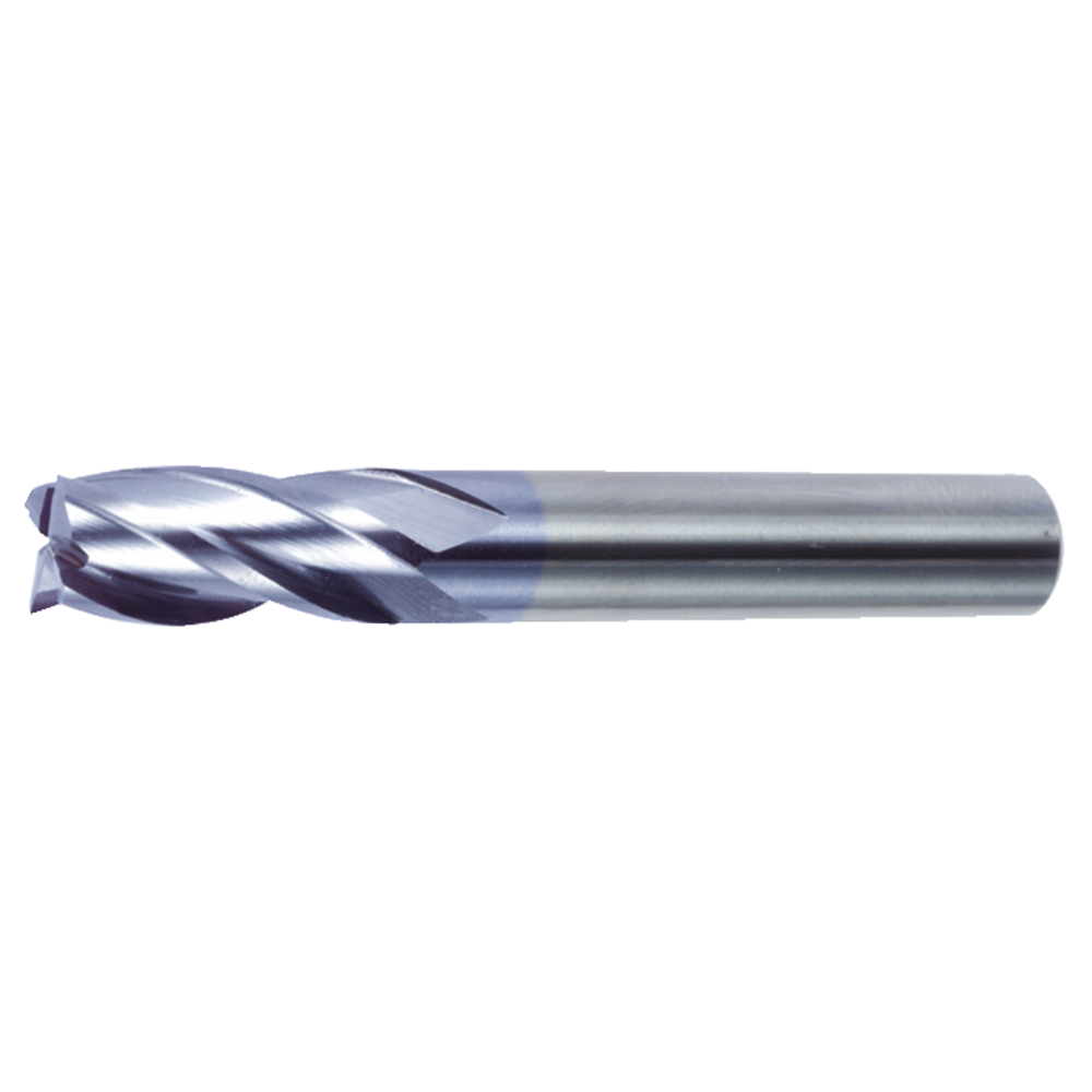 Solid carbide end milling cutter 2mm (steel/cast iron) Z=4 short, HA, TiAlN