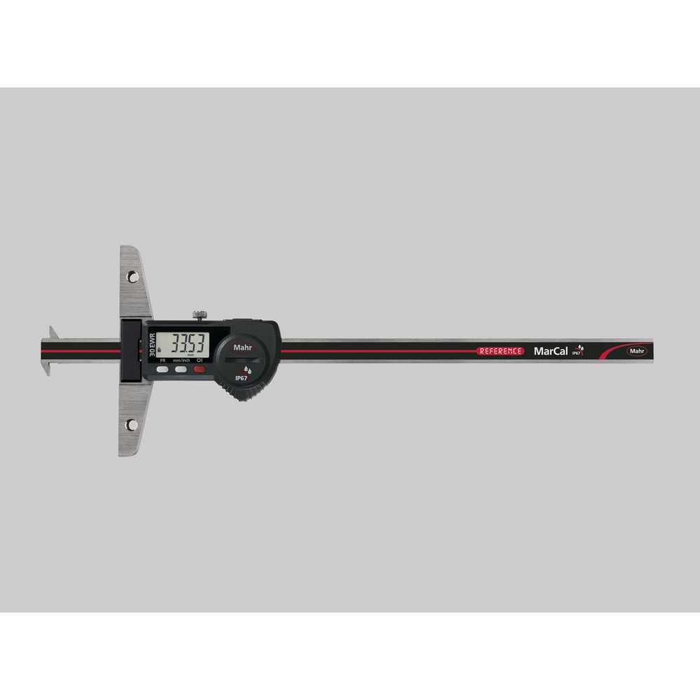 30 EWR-D Tiefenmessschieber 200mm m.Doppelhaken m.DA