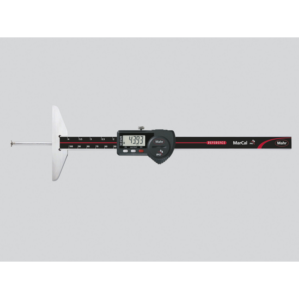 30 EWR-N Tiefenmessschieber 100mm inkl. Zubehör m.DA