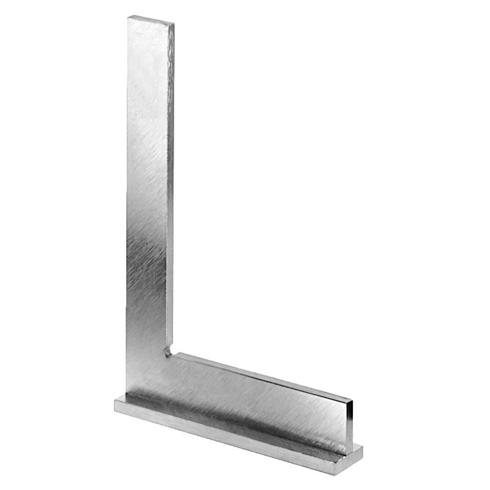 Engineering try square 750x375mm normal steel, galvanised