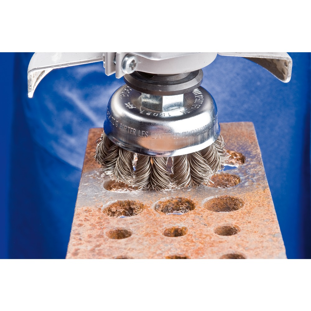 Shark Topfbürste – 6 X 5/8–11 NC Einreihig Mit Edelstahl-Borsten (0.020 Gauge)