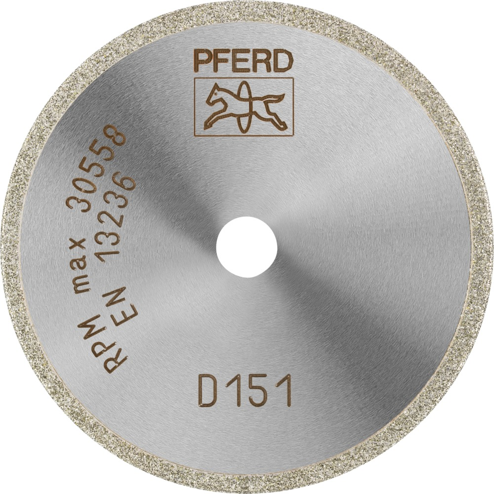 Amboss MOS 63P - Diamant-Trennscheibe für Montagefräsen Beppo FFS 150S, 151S, 151SE - Mauerwerk/Fliesen/Putz/Beton/Laschen aus Stahl | 150 mm x 27 mm | Segmenthöhe: 10 mm (gesintert