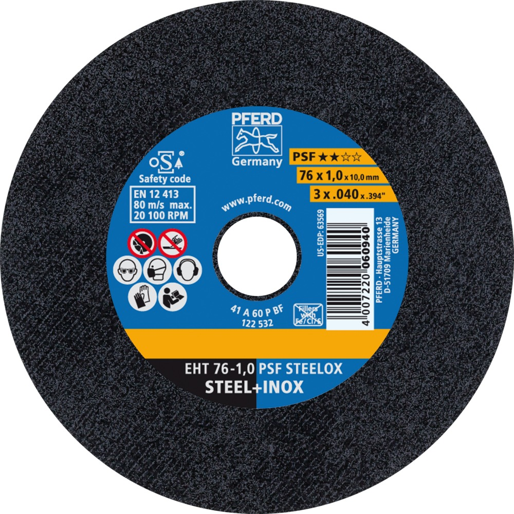 TRENNSCH. EHT 76-1,0 A60 P PSF-INOX 10,0