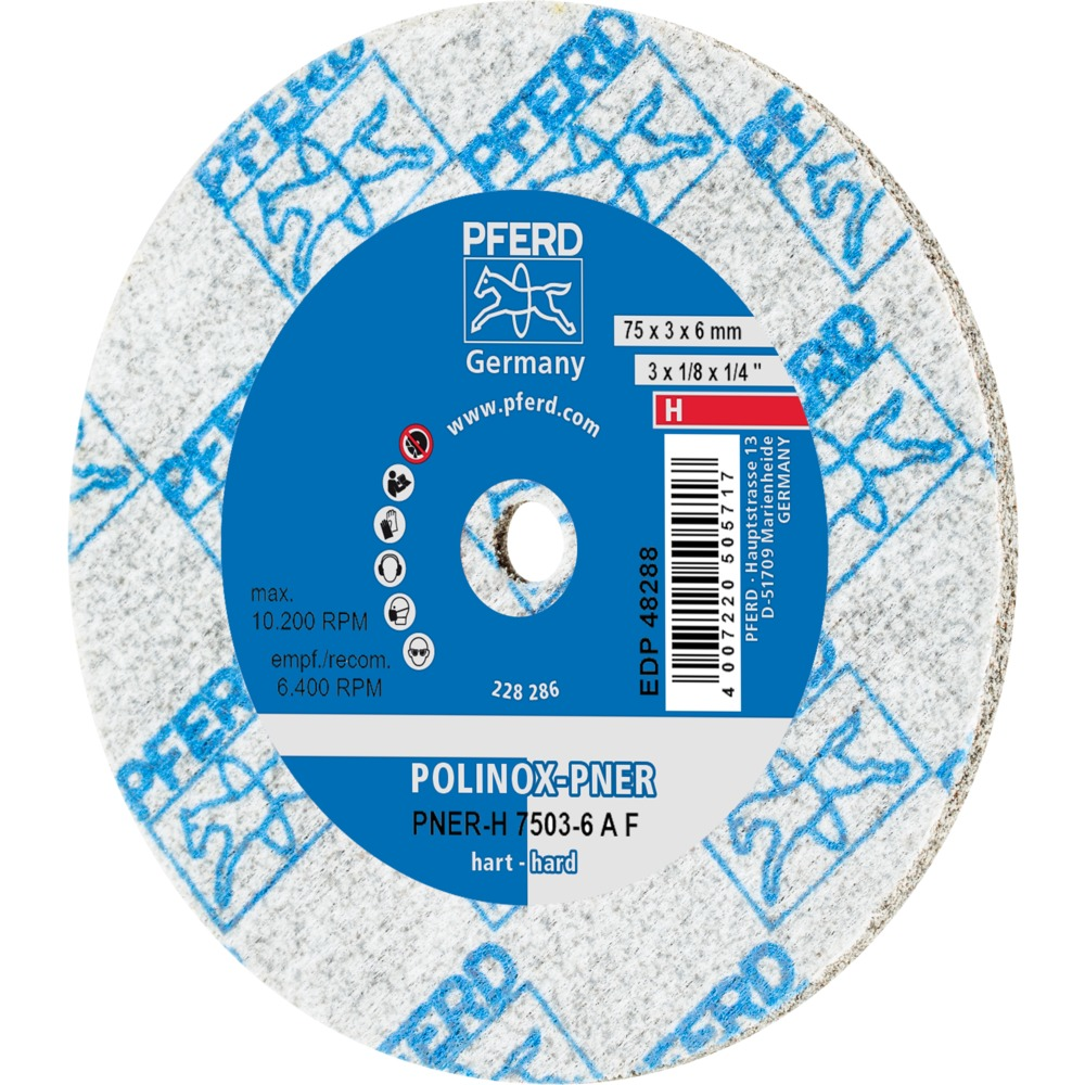 POLINOX®-Kompaktschleifrad PNER-H 7503-6 A F
