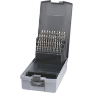 Twist drill HSS-E 5xD DIN338NV 130° 1-5,9mm (50-piece) blank ground