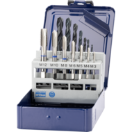 Gewindebohrer- Satz VA M3-12 + Kernlochbohrer
