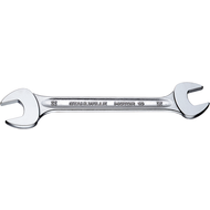 Doppel-Maulschlüssel DIN3110 1/4x5/16', L=140mm (Chrome-Alloy-Steel, verchromt)