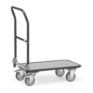 Folding trolley 720x450 mm, supported load 250 kg, RAL7016