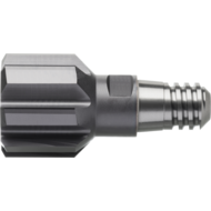 Ex. head reamer, SC, sz. 6 Ø10 mm H7 with IC axial, TiAlN (P, K), Wr. width 6
