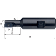 Holder for thread mill inserts SR0021 H21 (insert size 21mm) shank 20mm