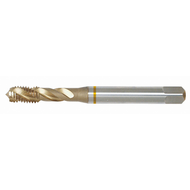 Machine tap HSS-E DIN371C 40° M4 blind-hole thread TiN