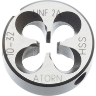 Threading die HSS EN22568 UNF no.4-48 thread/inch