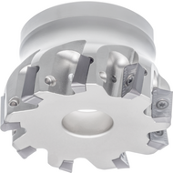 High-speed porcupine milling cutter 90° 40mm, for 4 milling inserts AD.X 17..