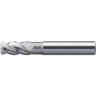 Alu-torus cutter SC 38/41° 10x2 mm, L2=30 mm Z=4 long, HA, polished, IC