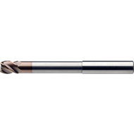 Solid carbide end milling cutter 40° 3mm, Z=4 short long, RockTec-65