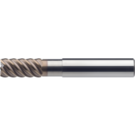 Solid carbide multi-flute milling cutter 50° 3mm, Z=6 Z=2 RockTec-52