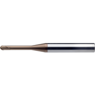 Solid carbide mini-radius milling cutter 30° 0,2mm, L2=0,5mm, Z=2 RockTec-65