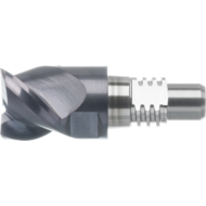 Solid carbide exchangeable head 45° size 20 Ø10 3S. TiAlN
