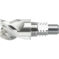 Solid carbide exchangeable head 45° W ZrN size 20 Ø10 3S. ZrN