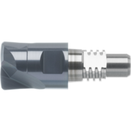Solid carbide exchangeable head 15° high feed-rate 2Z size 20 Ø10 AlTiN