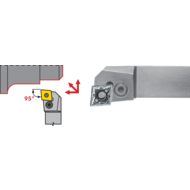 Tool holder PCLN-R 1616 H12, setting angle 95°, for turning inserts CN.1204..