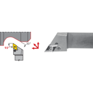 Tool holder PDJN-L 2020 K15, setting angle 93°, for turning inserts DNM.1506..