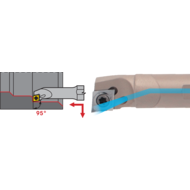 SC boring bar E08K SCLC-R-06 setting angle 95°, for II CC..0602.., IC