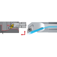 Boring bar A10H SDUC-R-07 setting angle 93°, for turning inserts DC..0702.., IC